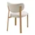 Bel oblazinjen jedilni stol Savina – House Nordic