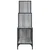 Regal za knjige siva boja hrasta 92x30x102 cm od drva i metala