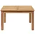 Vidaxl Klubska miza Rjava 60 x 60 x 36 cm Trden tikov les