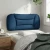 Vidaxl Vzglavna stranica modra 80 cm blago