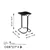Hanah Home Klub sto Shb 30x52x30cm Crni