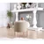 Atelier del Sofa Tabure 42cm Braon