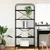 Polica Crni hrast 80 x 30 x 183 cm Konstruirano drvo