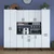 Hanah Home Komoda 220x198,6x40cm Bela