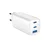 Gembird TA-UC-PDQC65-01-W USB Brzi punjač, 3-port, 65W, GaN, Beli