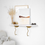 Hanah Home Zidna polica Lierre, 99x22 cm,Bela