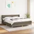 Vidaxl Box spring postelja z vzmetnico taupe 180x200 cm blago