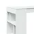 Barski stol s stalcima bijeli 102x50x103,5 cm konstruirano drvo