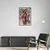 Canvas Slika na platnu Pink Panter 50x75cm, Sa ramom, Crni