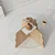 HANAH HOME Sto za dnevnu sobu Butterfly Sapphire Oak Transparent