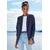 LASCANA Blazer marine/bela