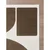 Rjava/kremno bela preproga 120x170 cm Arcade – ESTE