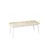 Hanah Home klupa Pera Bench, 105 cm, krem / bela