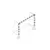 Rukometni gol 3x2m al profil kvadrat 80x80 dubina 0,8/1,0m