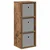 Kreveta s ladicama Staro drvo 25,5 x 22 x 69,5 cm