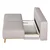 Dieter Knoll BOXSPRING ZOFA, siva tekstil