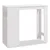 Homestyle4U Barska miza, 120x105x50 cm, bela