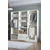 HANAH HOME Garderober Mira 6 210 White