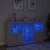 Komoda s LED svjetlima boja sivog hrasta 181,5x37x100 cm