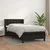 Vidaxl Box spring postelja z vzmetnico črn 90x190 cm umetno usnje
