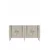 Hanah Home komoda Ilay 150, 150 cm, bela / travertin / srebrna