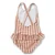 liewood® otroške kopalke amara stripe coral blush/creme de la creme