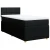Vidaxl Box spring postelja z vzmetnico črn 90x190 cm blago