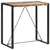 Barski stol od masivnog obnovljenog drva 110 x 60 x 110 cm