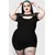 Žensko krilo KILLSTAR - Viki Asymmetric - Black - KSRA009759