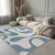 Modra pralna preproga 60x100 cm Blue Latte – Mila Home