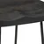 Barski stolci 2 kom crni 45x40x78 cm masivnog drva manga