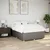 Vidaxl Posteljni okvir brez vzmetnice taupe 140x190 cm blago
