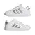 Adidas Patike za devojčice Grand Court 2.0 K, GW6506, Belo-srebrne