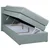 MID.YOU BOXSPRING POSTELJA 90 cm x 200 cm , tekstil, leseni material metino zelena