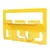 Hanah Home metalni zidni organizer Met Gnz-Y107, žuti