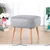 Atelier del Sofa Tabure 45x43x45cm, Svetlosivo