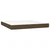 Vidaxl Box spring postelja z vzmetnico temno rjava 180x200 cm blago