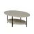 Hanah Home Klub sto Elis, 90x36x60 cm, Krem