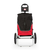 DURAMAXX Carry Red, voziček za bicikel, ročni voziček, maks. nosilnost 20 kg, črno rdeč (BCT1-Carry Red)