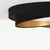 BRILAGI - LED prigušiva svetiljka VELVET TWIST LED/36W/230V CCT prečnik 65 cm WT crna/zlatna + daljinski upravljač