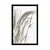 Plakat minimalistične travne bilke - 60x90 white