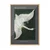 WallXpert uramljena slika 115232, The White Swan Hilme af Klint, beli labud na tamnoj pozadini, 50 x 70 cm, ram u boji prirodnog drveta