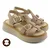 Mona Shoes Ženske sandale, Soft uložak, Kožne, Bež