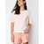 Trendyol Milla Ženski set pidžame Thmss24Pt00042, Roze