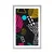 Plakat s paspartujem moderni Memphis vzorec - 30x45 no frame