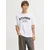 JACK & JONES Majica JJYUKI črna/bela