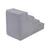 shumee Welsti pasje stopnice 40 cm s 4 stopnicami iz sivega velveta