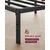 Songmics Posteljni okvir 90x200 cm črn