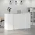 Recepcijski stol Bijeli 180x50x103,5 cm Inženirsko drvo