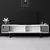 Hanah Home TV Komoda Chrome Line, 180x48x30 cm, Belo-Crna